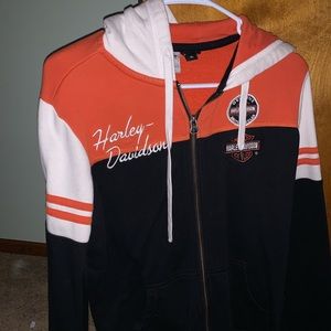 Harley Davidson zip up hoodie!